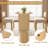 31.5'' Round Pedestal Dining Table-91848548