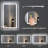 Amirie Rectangular Bathroom Led Mirror Backlit Touch Switch Dimmable 3CCT Anti-fog-88546389
