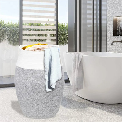 Semi-Handmade Jute / Sisal Laundry Hamper