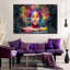 Afro Hair Splash sur impression sur toile-1391307275