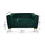 Causeuse à accoudoirs carrés en velours 62,6 po avec 2 coussins Clifford-1057516676-1048964344-1008375359