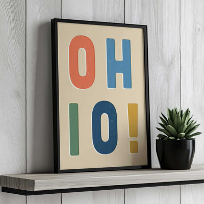 OHIO! by Deny Designs Art Print