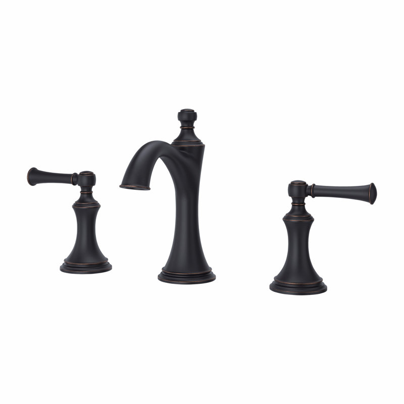 Tisbury Widespread Bathroom Faucet with Drain Assembly, Tuscan Bronze