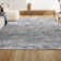 Tapis gris / turquoise Swirl