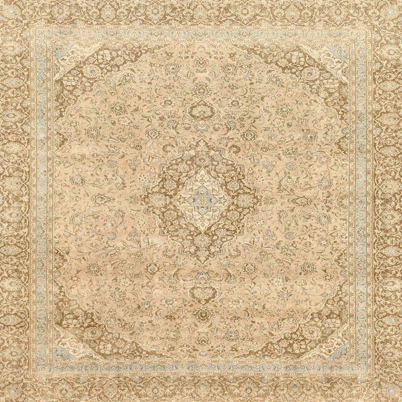 Abstract Indoor Rug, Square 8'