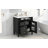 Modern Bathroom Storage Cabinet with Top Sink and a Tip-out Drawer