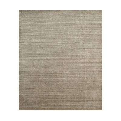 Arleen Brown Handmade Wool & Viscose Area Rug