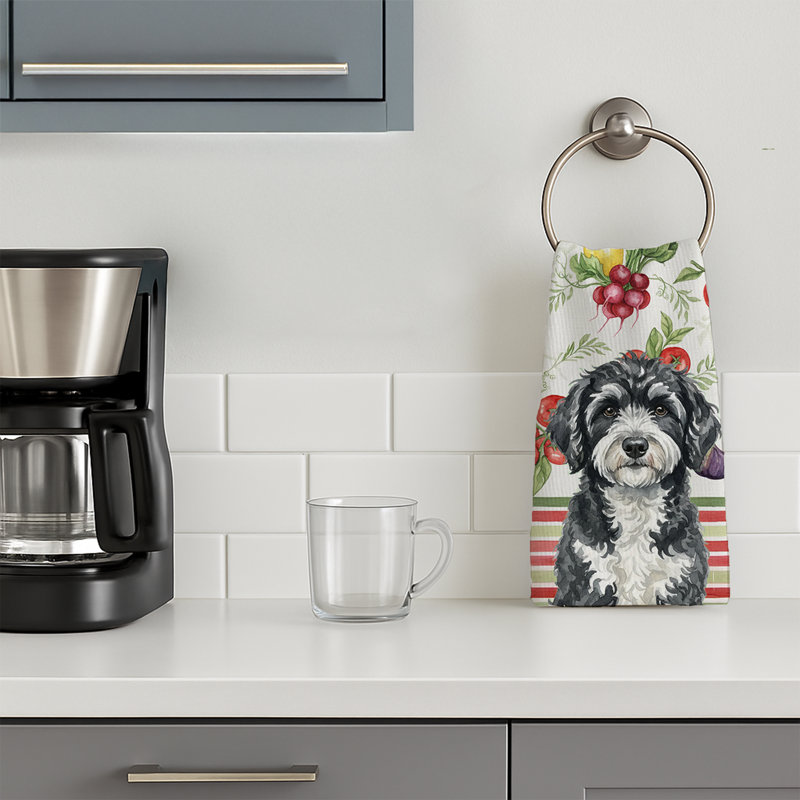 Serviette de cuisine Portugaise, Portuguese Water Dog