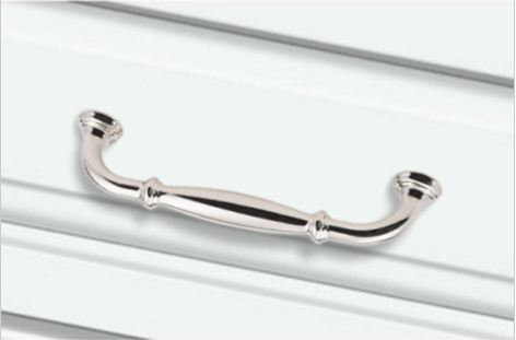 Tiffany Bar Pull, Polished Nickel, 6 5/16"
