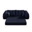 Lit pour chien humain, canapé-lit paresseux, canapé-lit pliable multifonctionnel 78,7 po, canapé-lit rembourré en mousse 3-en-1 pour salon, lit d'invité, salle de jeux-1257346406