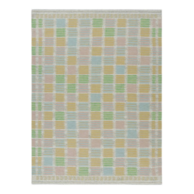 Scandinavian Wool Geometric Area Rug