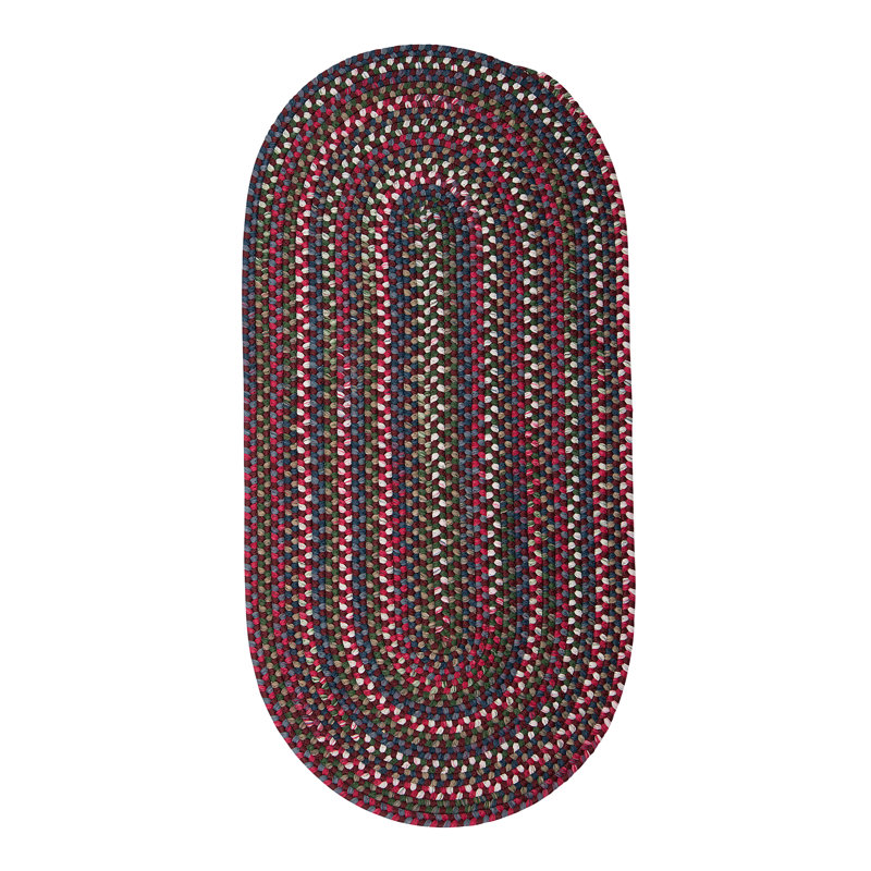 Tapis réversible Roxborough Park - rose ambre, Rond 4 pi