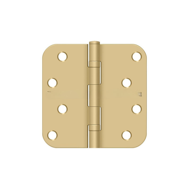 64'' x 64'' Steel Surface Mount Hinge, Brushed Brass