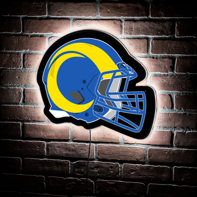NFL LED Helmet Shaped Lighted Wall Sign