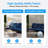 Outdoor 4'' Thick Loveseat Sofa Patio Furniture Cushions 46'' W X 26'' D Outdoor Couch Cushions Replacement Cushion Set Seat/Back Cushion (SOFA NOT INCLUDED)-933183142
