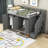 Gilla Twin Size Loft Bed with Shelves and Drawers by Harriet Bee-1371145703