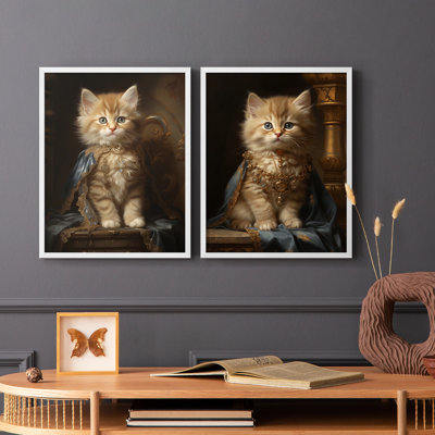 ANIMALS Series CXCIV-Premium Framed Print -Ready to Hang - No Nails Required - No Nails Required