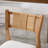 Farmhouse Solid Wood Dining Chairs With Braided Rope Backrest, Upholstered Dining Chairs For Dining Room Parlor-514316289-514316294