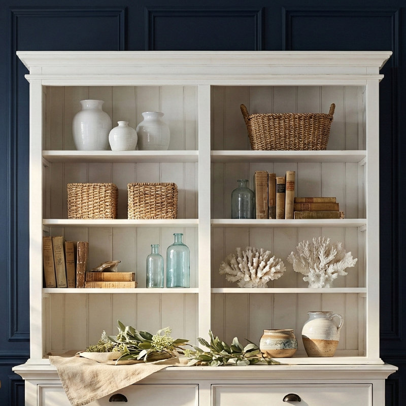 Halifax Amores Bookcase Top Unit, Pure White