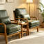 Chaises longues d'appoint 26 po Mid-Century