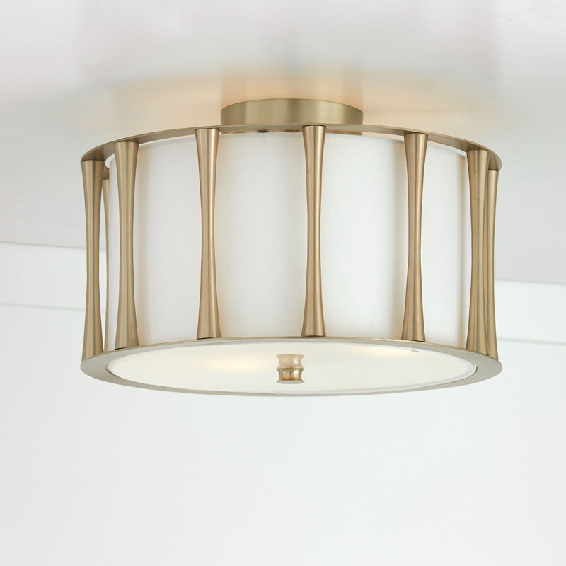 3 - Light Pendant, Matte Brass