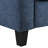 3 Seater In Navy Chenille - Model With Wood Frame, Luxurious Upholstery For Comfort, Tight Back And Seat Cushions A Streamlined Look, Long-lasting Pocket Coil Seat, D25 Foam Density Seating