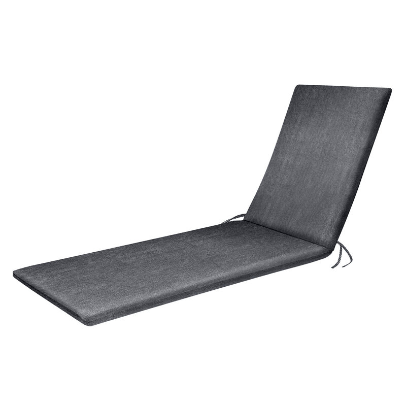 Aprilette Garden Lounger Pad, Grey
