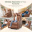Upholstered Heated Massage Chair-101034447
