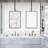 Seren 30'' H X 20'' W Ceiling Mount Rectangle Metal Wall Mirror