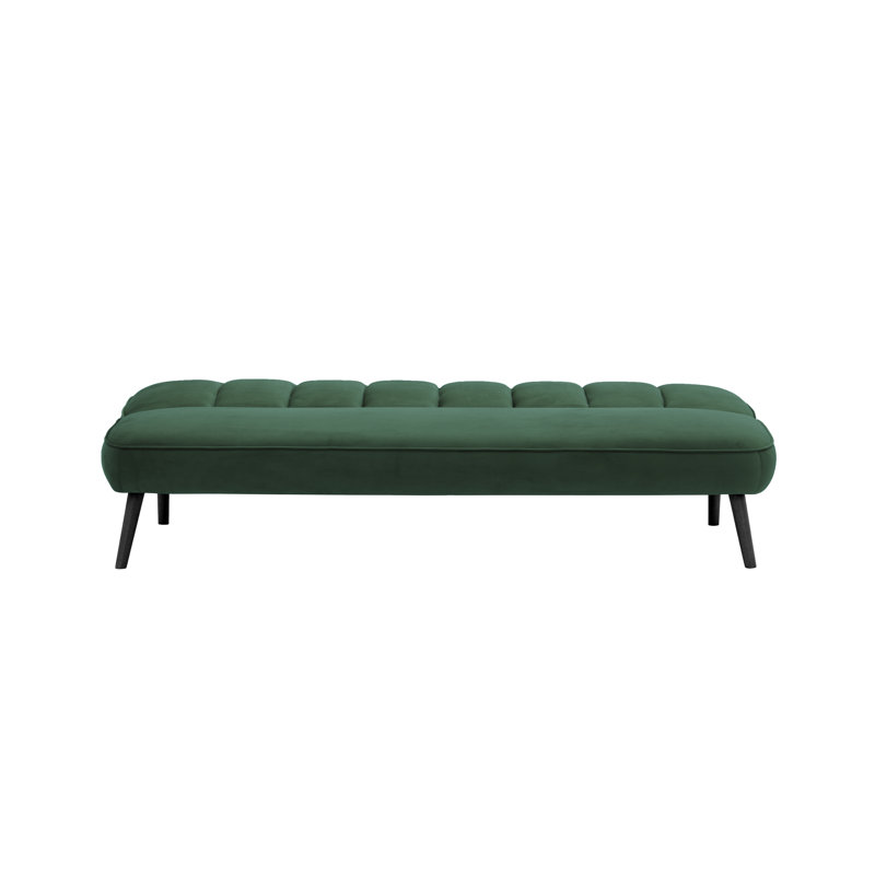 Keiper 2 Seater Sofa Bed, Green, Black