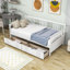Lit de jour simple en bois avec deux tiroirs Merridale-1301842731