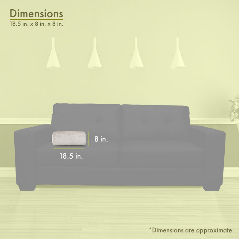 Solid Reversible Throw Pillow