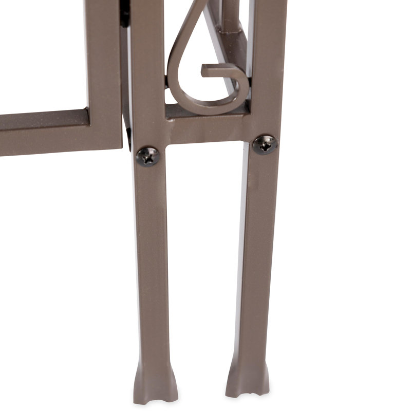Metal Arched Birds And Leaves Garden Arbor With Gate