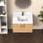 30" Modern White Quartz Stone Rectangular Bathroom Vanity Top With Sink