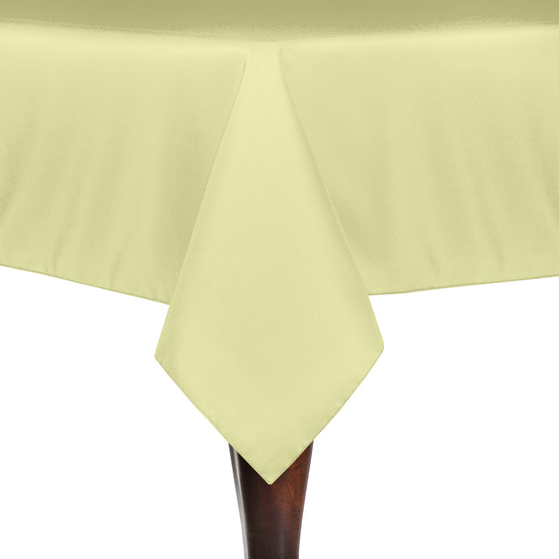 Makale Solid Color Square Tablecloth, Maize Light Yellow