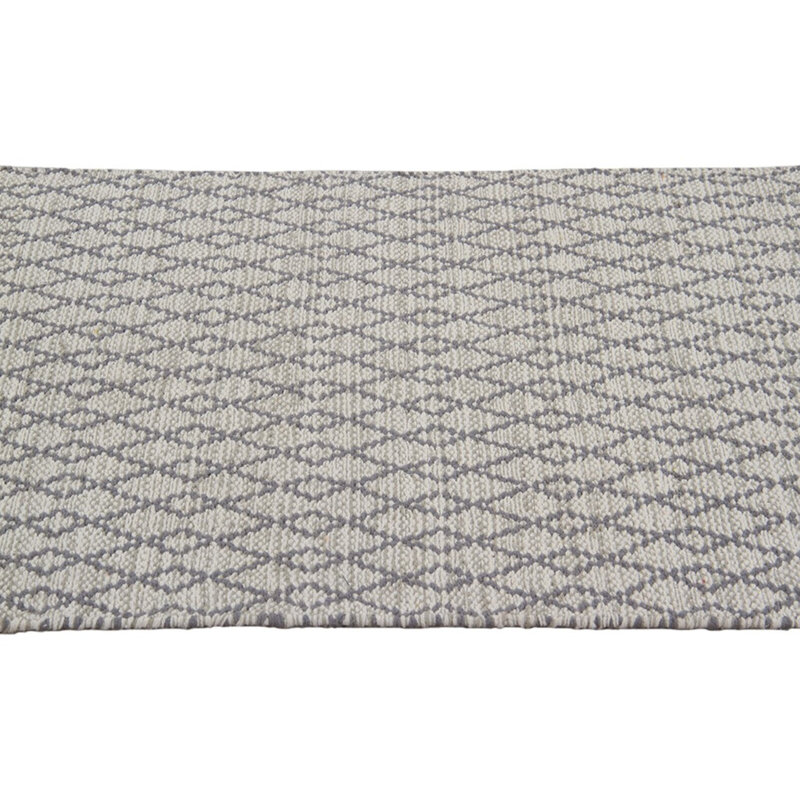 Waller Rectangle Geometric Flatweave Kilim Indoor / Outdoor Area Rug, Rectangle 60 x 120cm