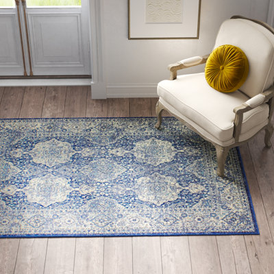 Tapis Middleburg bleu/ivoire