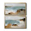 «Ocean Sigh III», ensemble de 2 peintures encadrées-58628951-58628952-59009331