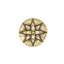 KEY LARGO KNOB 1-1/8”; BURNISH BRASS-2126303464