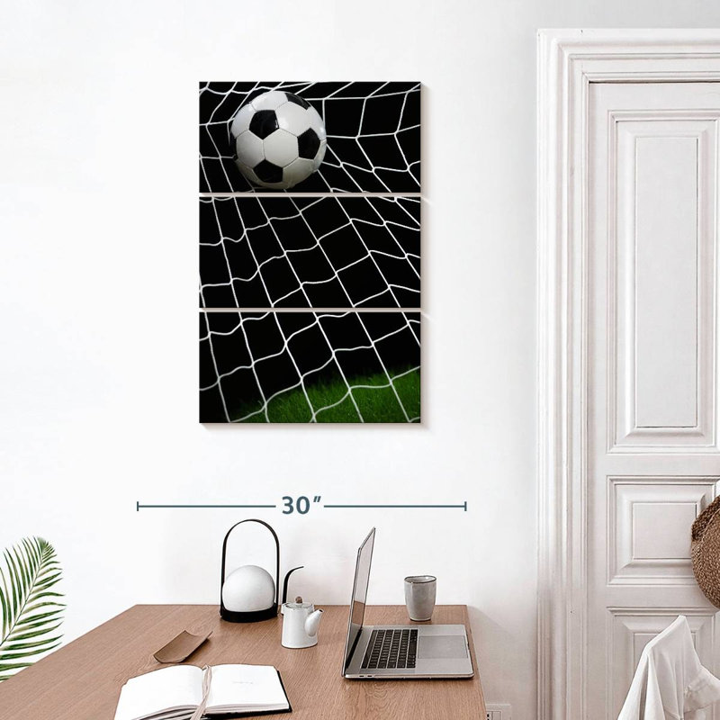 Ballon de soccer, H 32 po x l 20 po