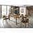 Woodbury - Mid-century Modern Brown Leatherette + Walnut Dining Chair