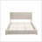 Solid Wood Platform Bed Frame with Headboard, No Box Spring Needed, Easy Assembly, King Size, Durable and Stylish-43860324-43860327