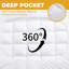 Drap-housse à damier-122760979