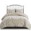 Édredon en coton taupe 3 pièces