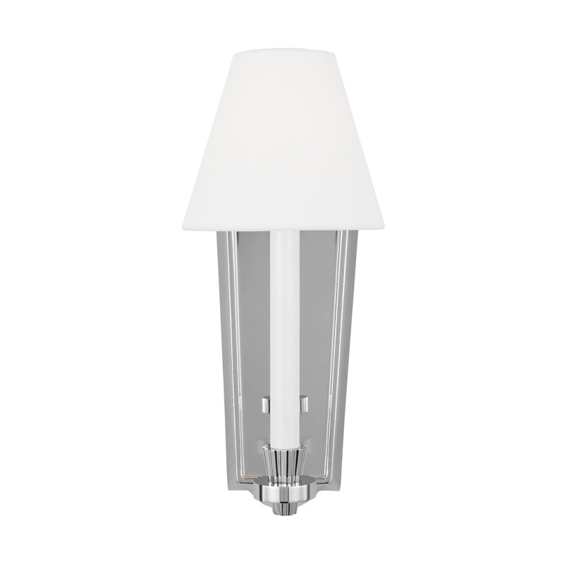 Paisley 1 - Light Armed Sconce, Polished Nickel