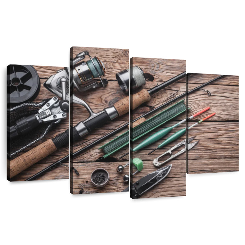 Senne Ready For Fishing, 42" H x 68" W