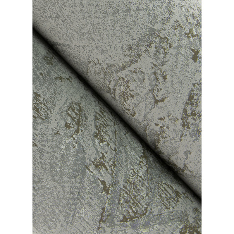Amesemi Abstract Metallic Wallpaper Roll, Dark Gray