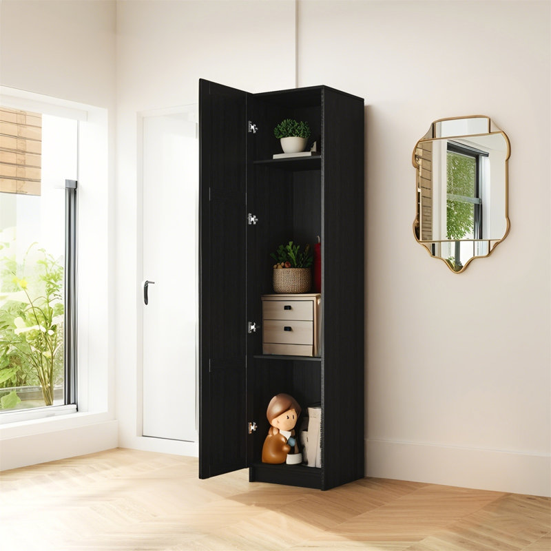 Wall Mounted Storage Cabinet, Black