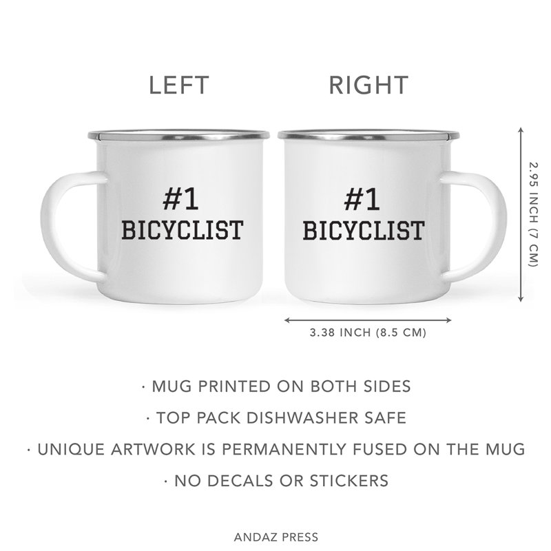 Tasse de camping café, Cycliste