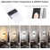 Dimmable LED Wall Sconces 4 Color Temperature Set of 2